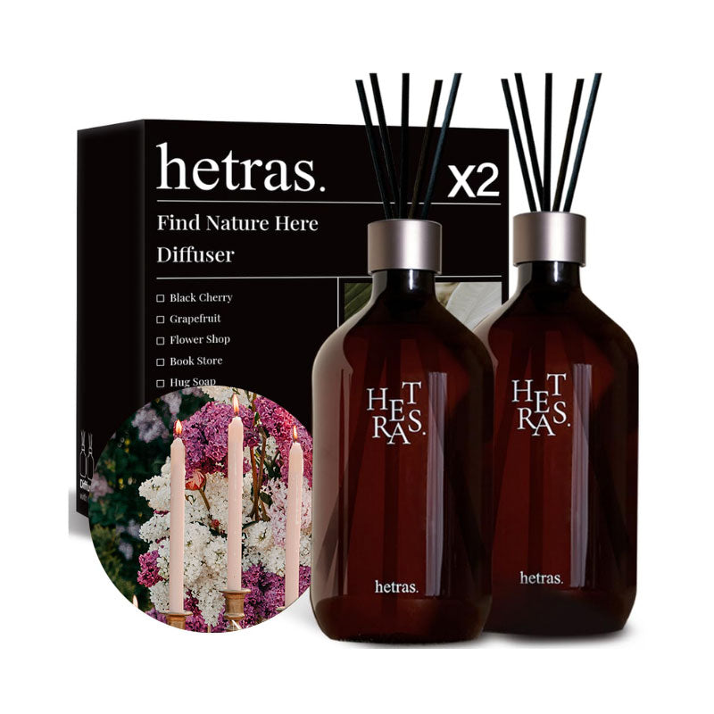 hetras Premium Diffuser 500ml x 2
