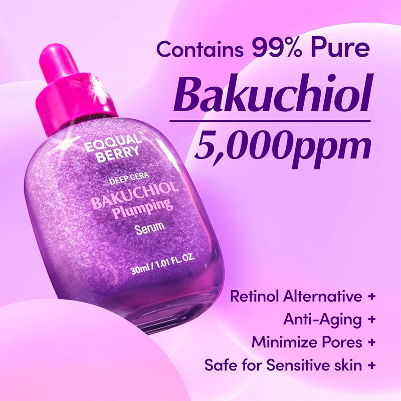 Eqqualberry Bakuchiol Plumping Serum 30ml-2