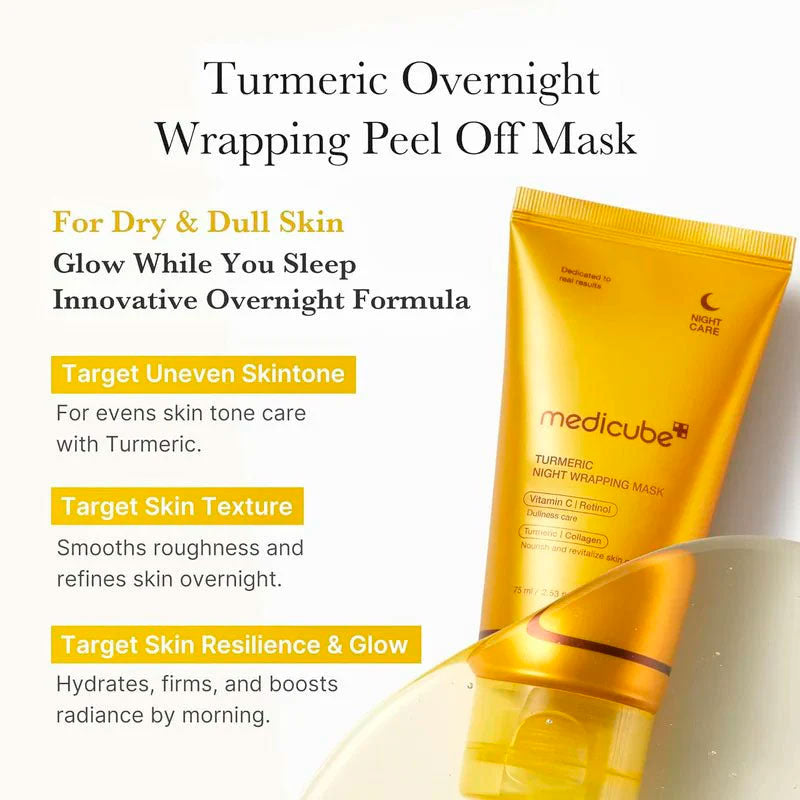 medicube Kojic Acid Turmeric Night Wrapping Mask 75ml