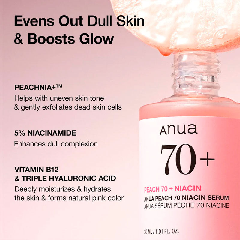 Anua Peach 70% Niacinamide Serum 30ml-3