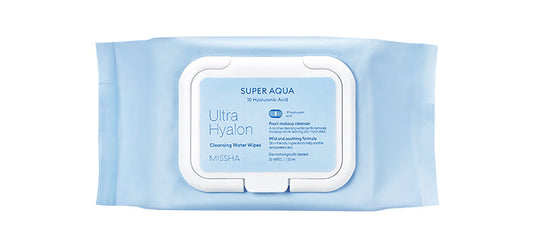 MISSHA Super Aqua Ultra Hyalron Cleansing Water Wipes 30 sheets-1